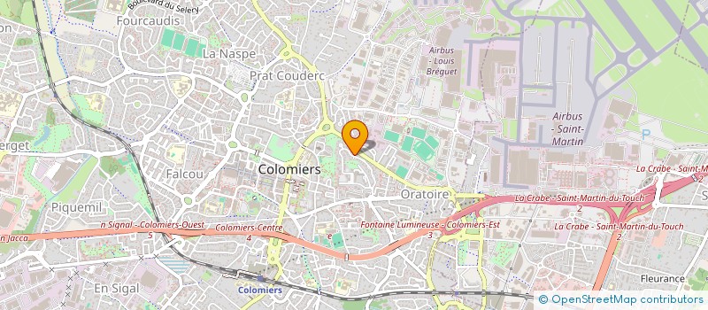 localisation de l'entreprise DUPUY SERVICES à COLOMIERS