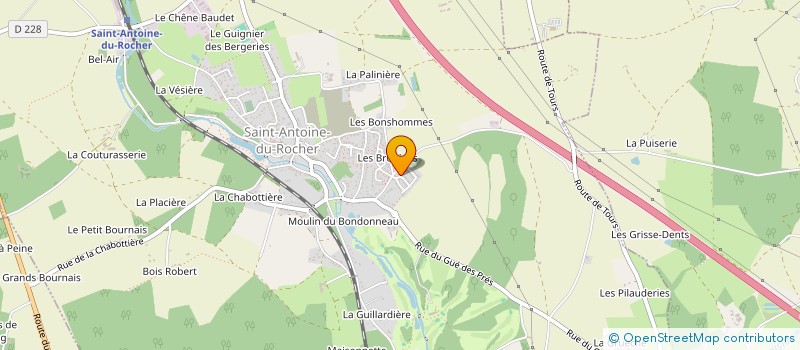 localisation de l'entreprise DUPUY TEDDY  SAINT-ANTOINE-DU-ROCHER