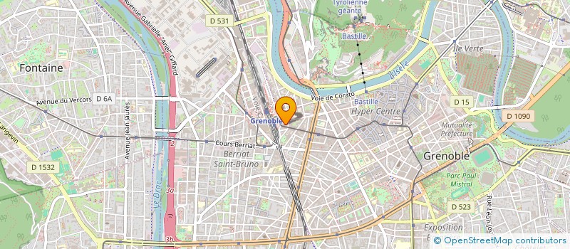 localisation de l'entreprise DUPUY VINCENT & EPALLE CAROLE  GRENOBLE