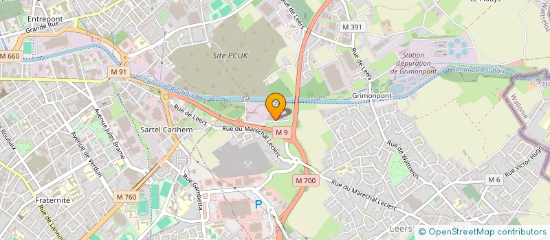 localisation de l'entreprise DUPUYTREN  LEERS