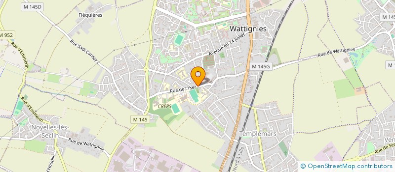 localisation de l'entreprise DUQ & BUSSCHE à WATTIGNIES