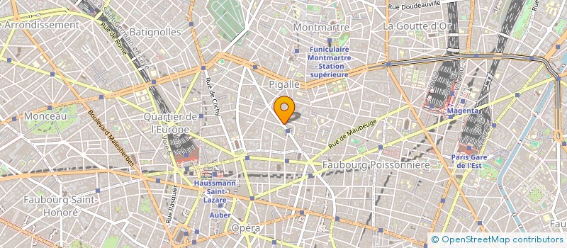 localisation de l'entreprise DUQUE BATIMENT SARL  PARIS