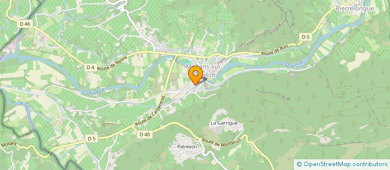 localisation de l'entreprise DUQUENNE BSCE  MOLLANS-SUR-OUVEZE