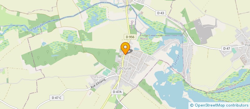 localisation de l'entreprise DUQUENNE-MATON SOCIETE D'EXPLOITATION DES ETS DUQUENNE à LECLUSE