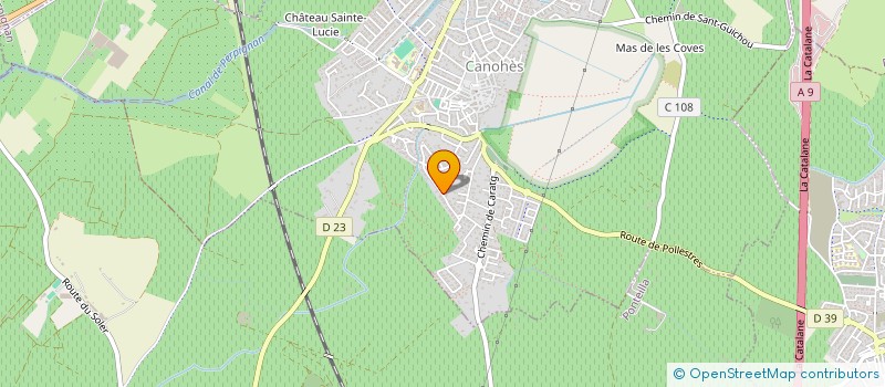 localisation de l'entreprise DUQUESNE SERVICES à CANOHES