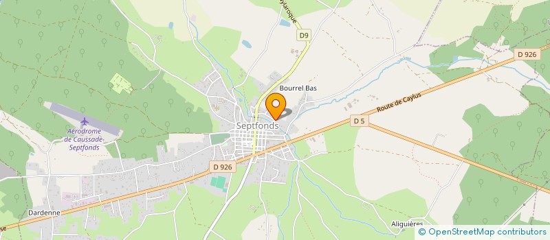 localisation de l'entreprise DUQUESNOY PARQUET  SEPTFONDS