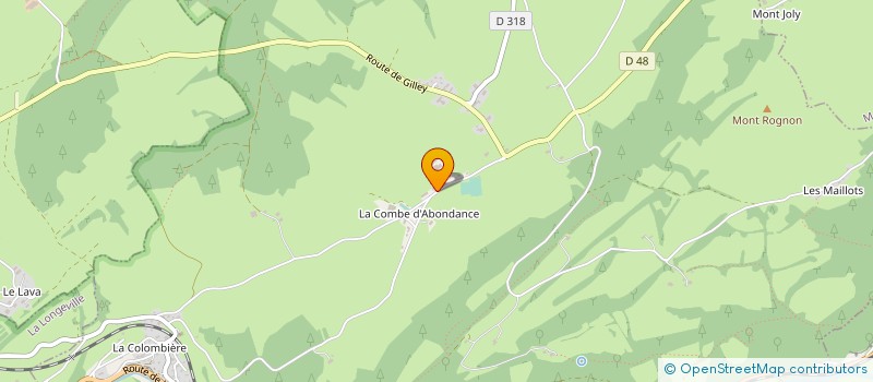 localisation de l'entreprise DUQUET BETAIL  LES COMBES