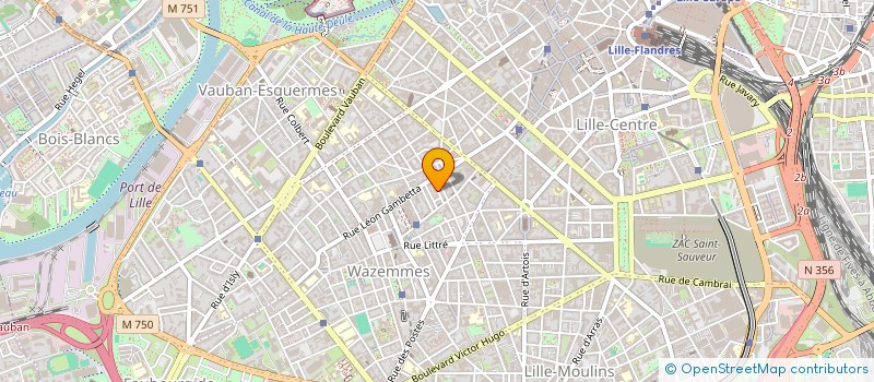 localisation de l'entreprise DUR DUR DIMANCHE à LILLE