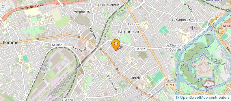 localisation de l'entreprise DURABILIA à LAMBERSART