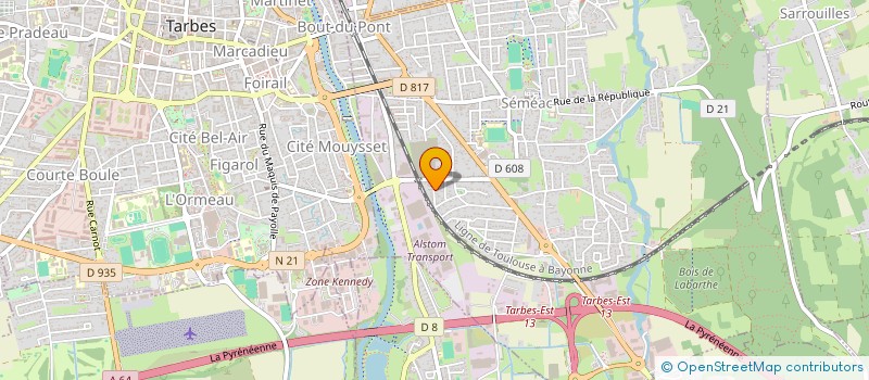 localisation de l'entreprise DURAC SEBAI  SEMEAC