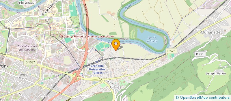 localisation de l'entreprise DURAFFOURD COLONNA  GIERES