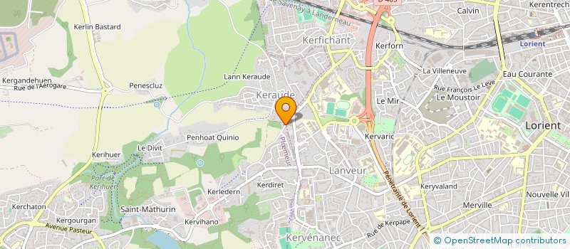 localisation de l'entreprise DURAINTON  LORIENT