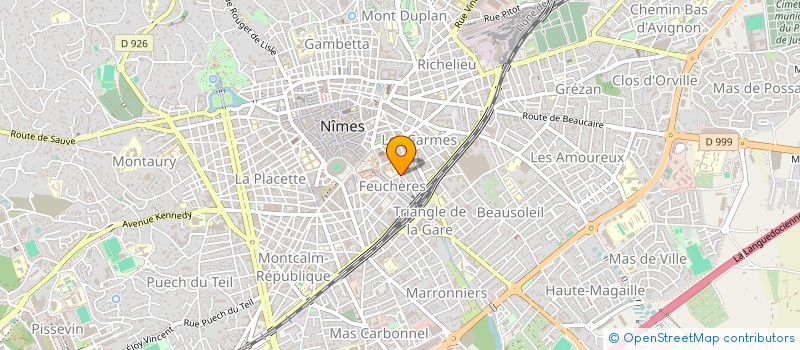 localisation de l'entreprise DURALB  NIMES