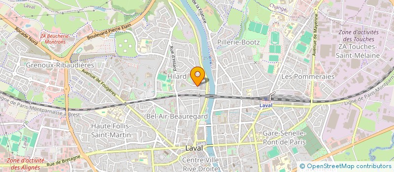 localisation de l'entreprise DURALIS  LAVAL