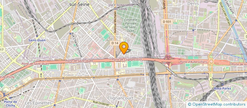 localisation de l'entreprise DURAM à SAINT-OUEN-SUR-SEINE