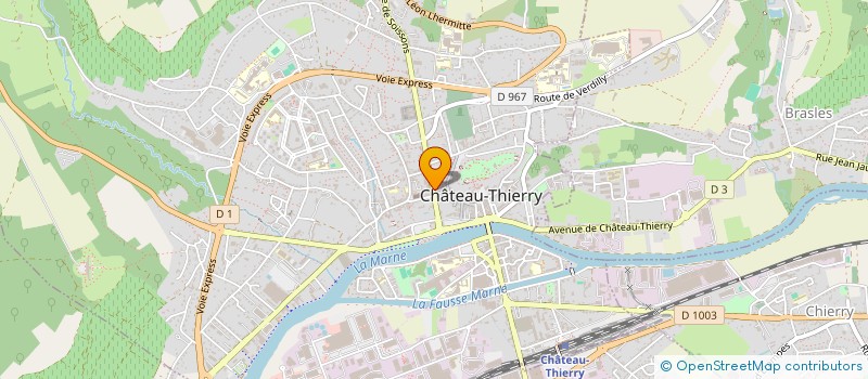 localisation de l'entreprise DURAM à CHATEAU-THIERRY