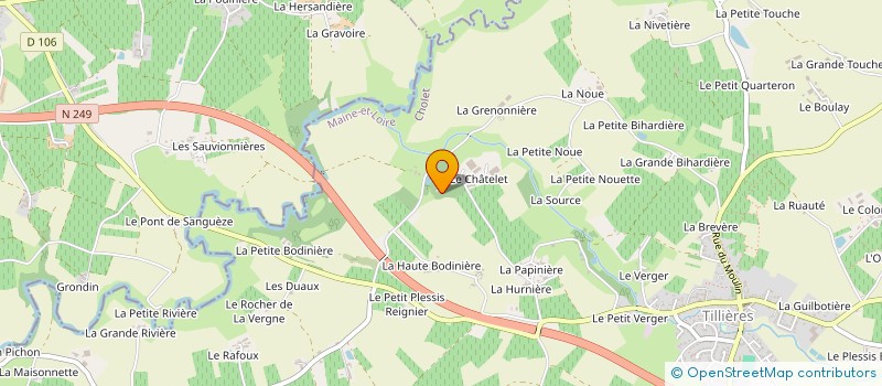 localisation de l'entreprise DURAMEN BOIS ET SCIAGE à SEVREMOINE