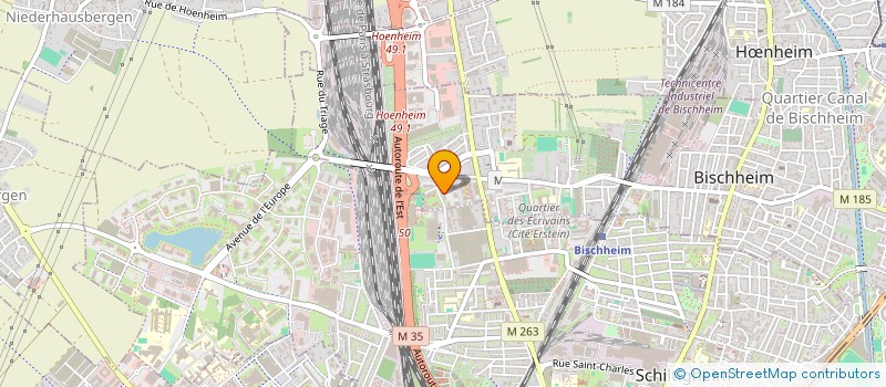 localisation de l'entreprise DURAN  BISCHHEIM