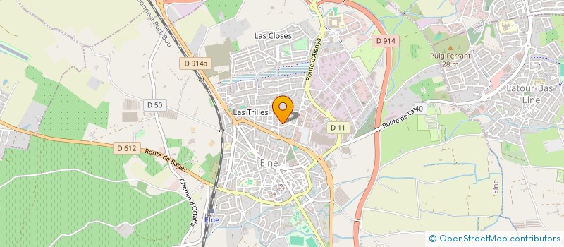 localisation de l'entreprise DURAN FRERES  ELNE