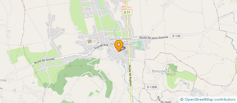 localisation de l'entreprise DURAN MACONNERIE  SAINT-SIMEON-DE-BRESSIEUX