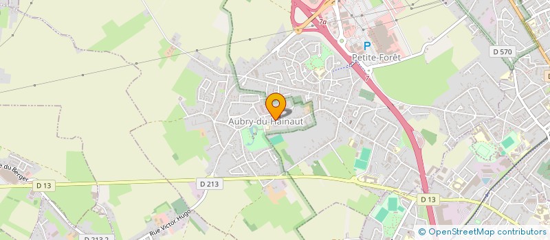 localisation de l'entreprise DURAN PERE ET FILS  AUBRY-DU-HAINAUT