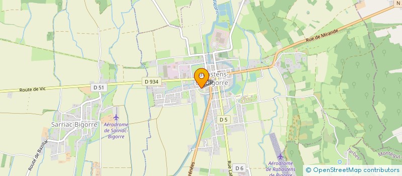 localisation de l'entreprise DURAN SA  RABASTENS-DE-BIGORRE