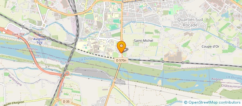 localisation de l'entreprise DURANCE  AVIGNON