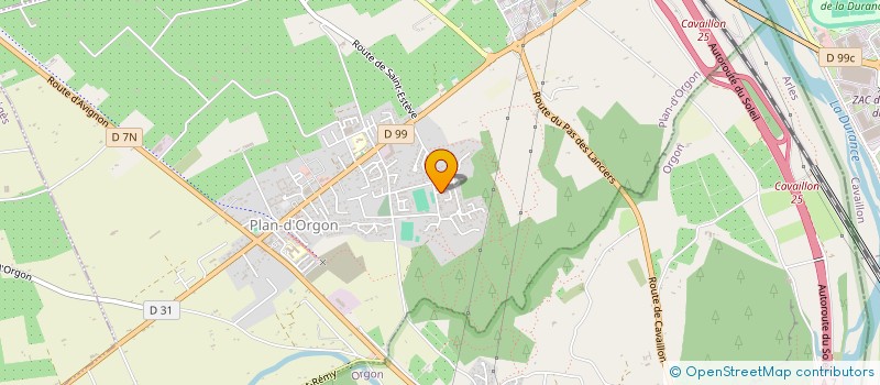 localisation de l'entreprise DURANCE ALPILLES ENTRETIEN à PLAN-D'ORGON
