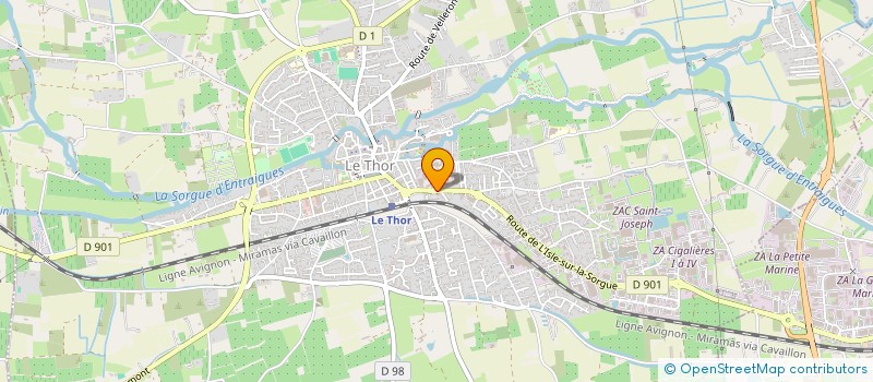 localisation de l'entreprise DURANCE AUTO  LE THOR