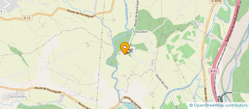 localisation de l'entreprise DURANCE BAD'O BADMINTON D ORAISON  ORAISON