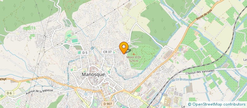 localisation de l'entreprise DURANCE COMMERCE MENAGER à MANOSQUE