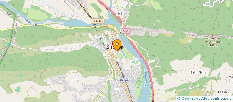 localisation de l'entreprise DURANCE DIAGNOSTICS à SISTERON