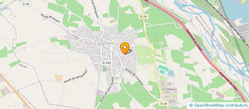 localisation de l'entreprise DURANCE DOMOTIQUE  CABANNES