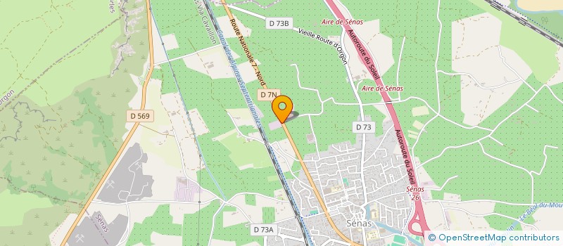 localisation de l'entreprise DURANCE EXPLOITATION  SENAS