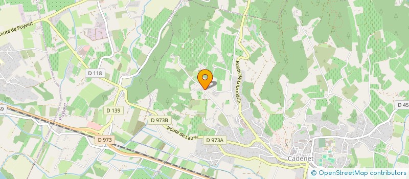 localisation de l'entreprise DURANCE FORAGES à CADENET