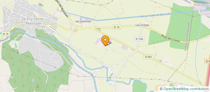 localisation de l'entreprise DURANCE HYBRIDES à LE PUY-SAINTE-REPARADE