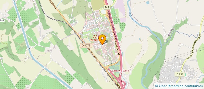 localisation de l'entreprise DURANCE NETTOYAGE à SISTERON