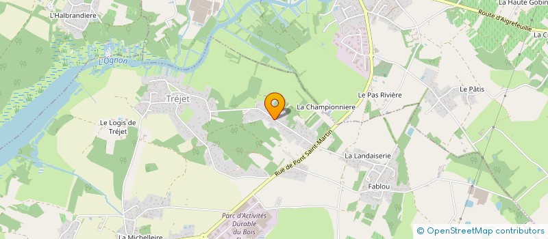 localisation de l'entreprise DURAND 2JAM à LA CHEVROLIERE