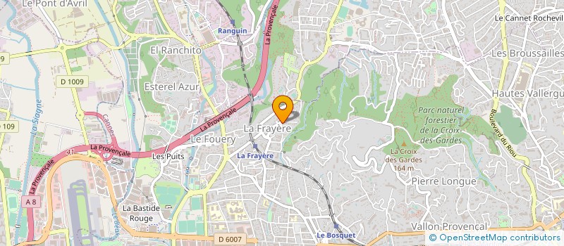 localisation de l'entreprise DURAND à CANNES