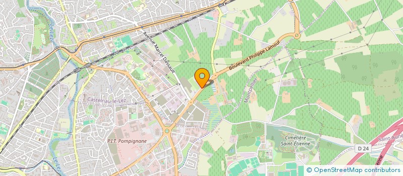 localisation de l'entreprise DURAND 5 à CASTELNAU-LE-LEZ