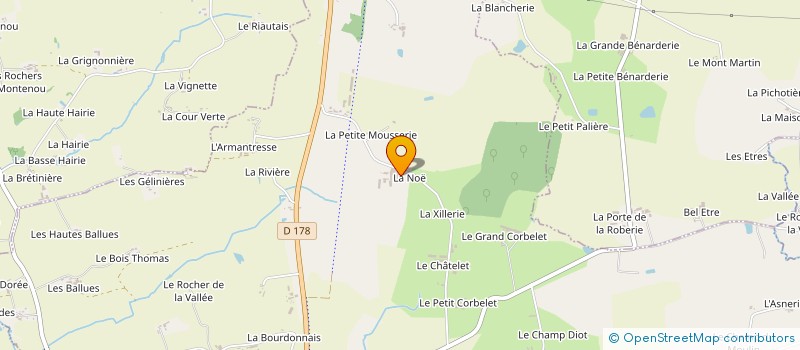 localisation de l'entreprise DURAND  MOUTIERS