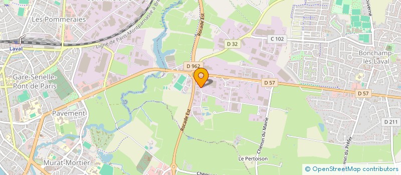 localisation de l'entreprise DURAND 53  BONCHAMP-LES-LAVAL