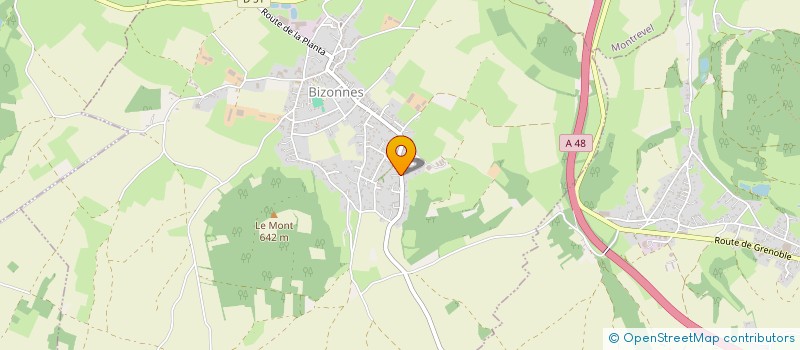 localisation de l'entreprise DURAND  BIZONNES