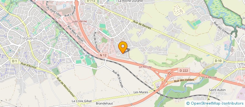 localisation de l'entreprise DURAND  TREGUEUX