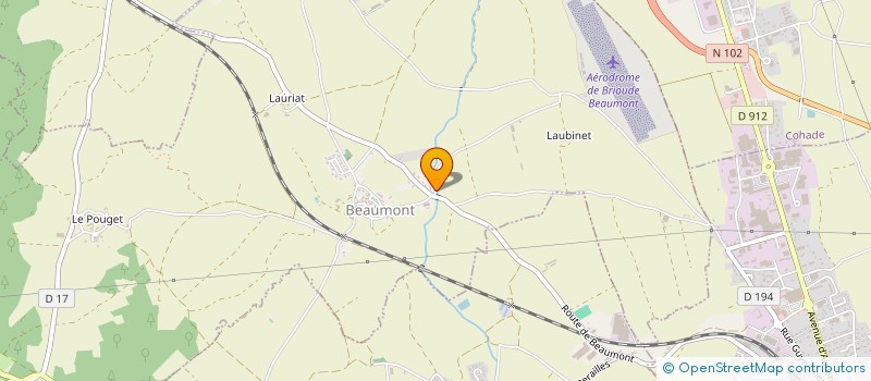 localisation de l'entreprise DURAND  BEAUMONT