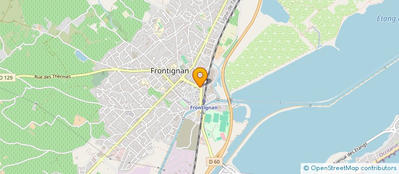 localisation de l'entreprise DURAND à FRONTIGNAN