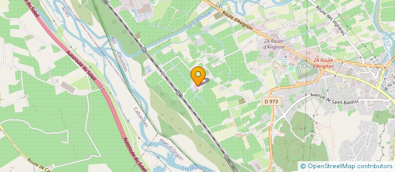 localisation de l'entreprise DURAND A M  CAVAILLON