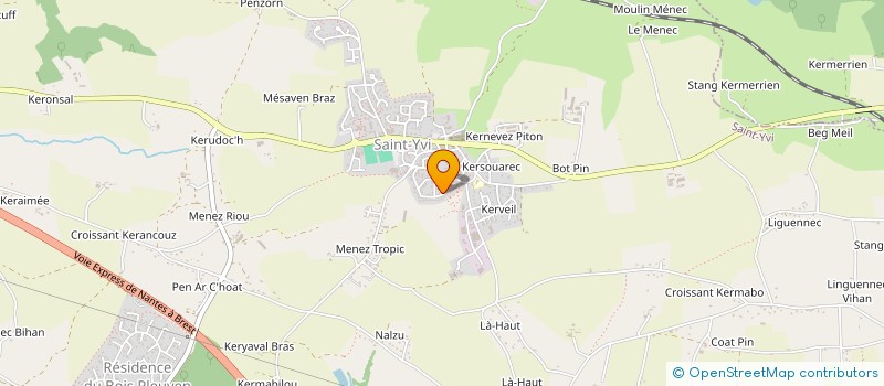 localisation de l'entreprise DURAND AEFI  SAINT-YVI