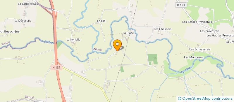 localisation de l'entreprise DURAND AUTOMOBILE  LOUISFERT