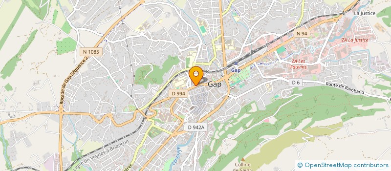localisation de l'entreprise DURAND CHRISTIAN ET ROQUES J  GAP